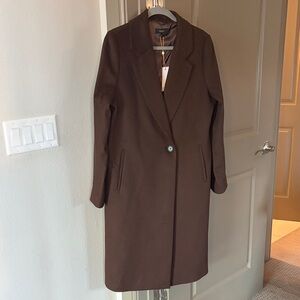 Quince Elegant Brown Women's Coat